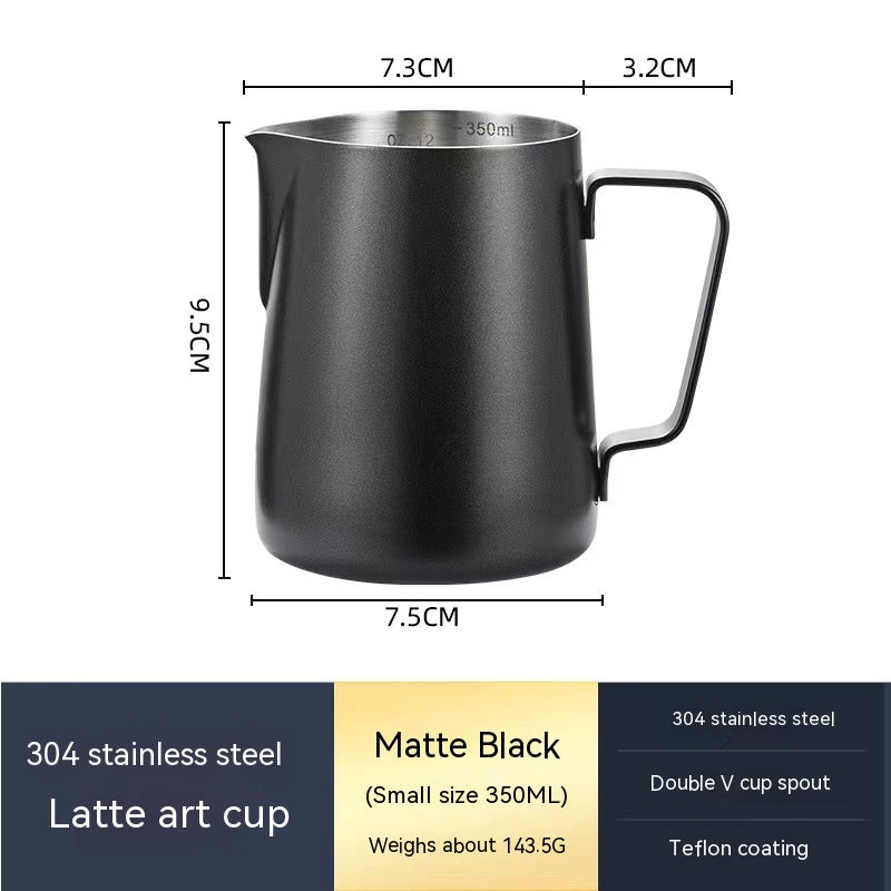 350 mL matte black milk pitcher