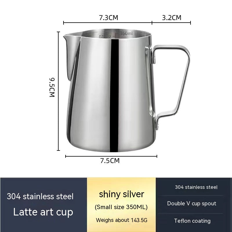 350 mL stainless milk pitcher